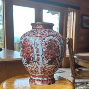 Elegant Floral Ceramic Vase